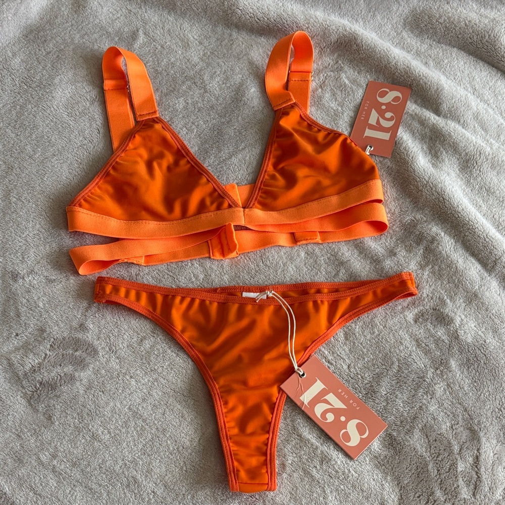Orange Bikini Set
